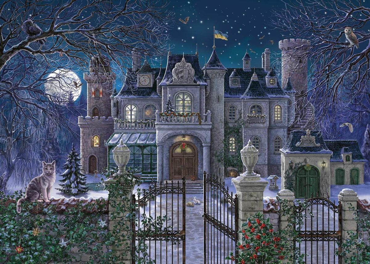 RB00505-6 Christmas Villa 1000pc Puzzle