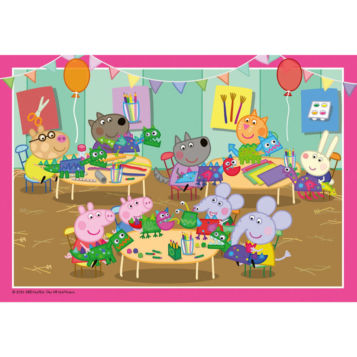 RB04017-0 Peppa Pig 2 x 12pc Puzzles