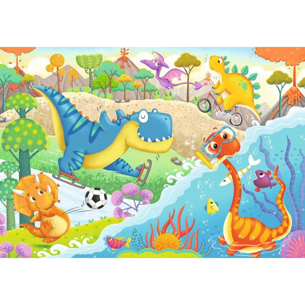 RB05246-2 My Dino Friends 2x12pc Puzzle