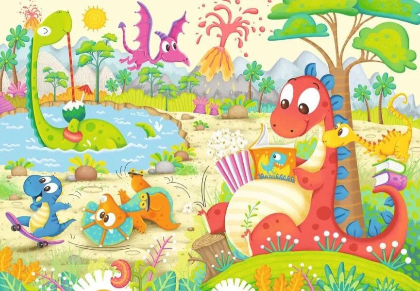 RB05246-2 My Dino Friends 2x12pc Puzzle