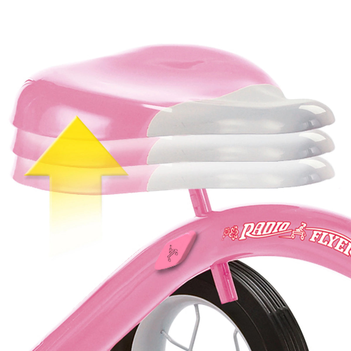 Radio Flyer Classic Trike Dual Deck Pink