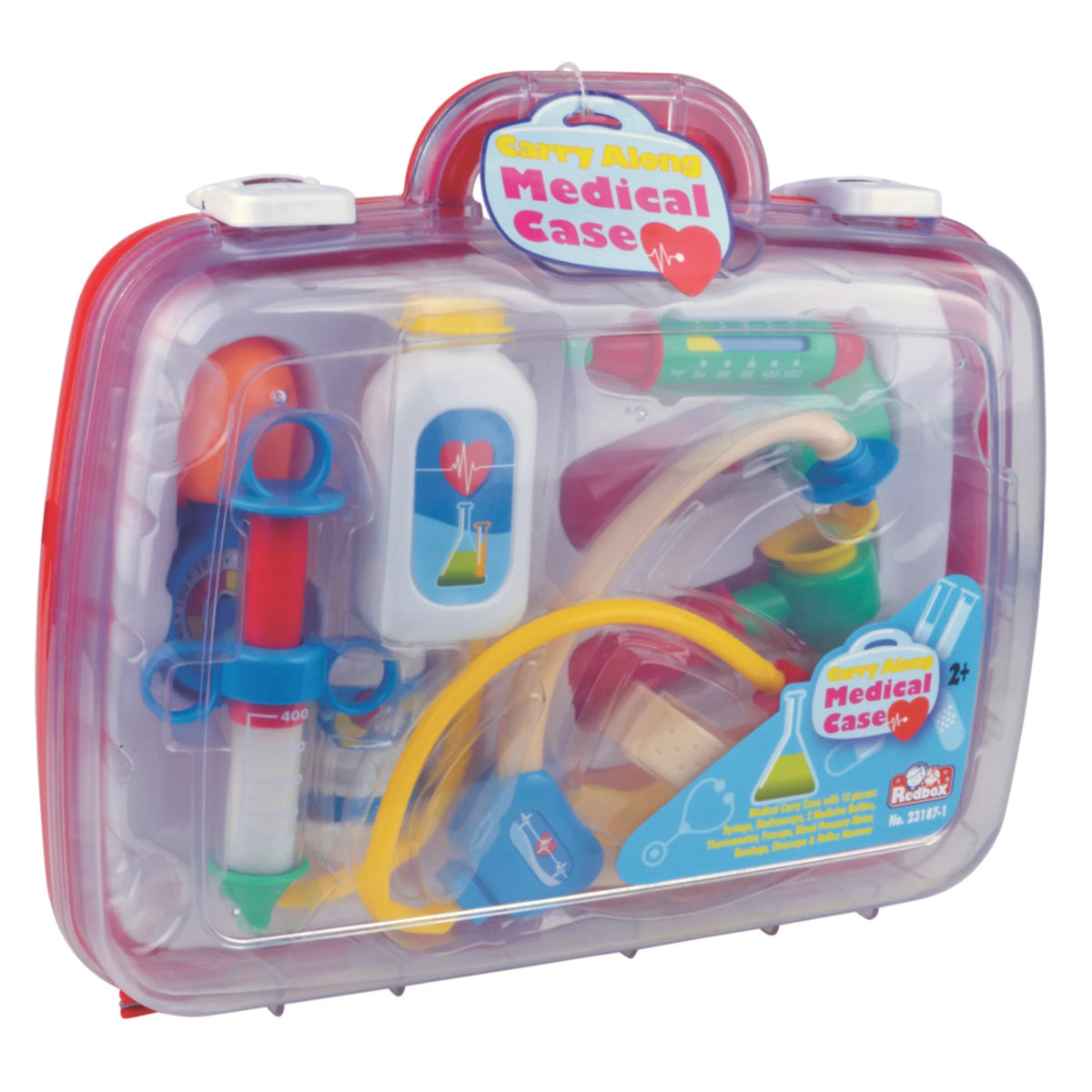 Red Box Carry Along Medical Case