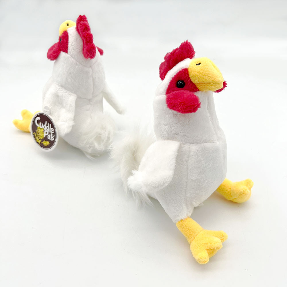 Cuddle Pals White Rooster 18cm