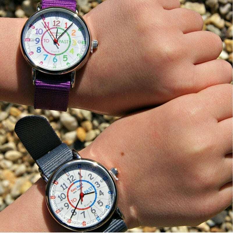 ERTT Easy Read Time Teaching Past/To Watch - Waterproof Purple