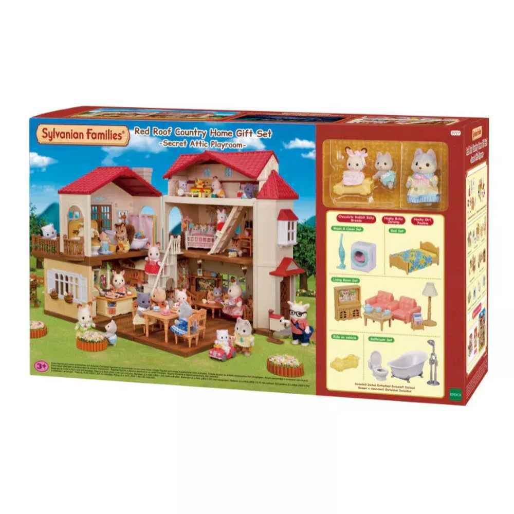 SF5727 Red Roof Country Home Gift Set Secret Attic Playroom