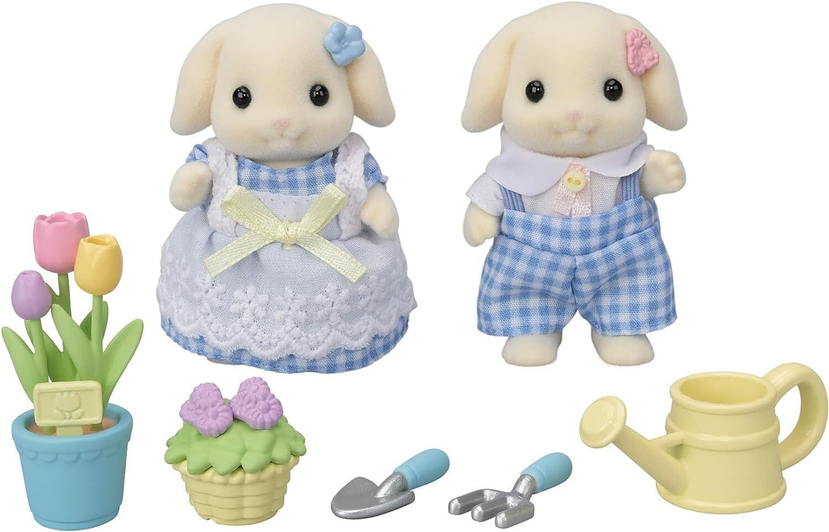SF5736 Blossom Gardening Set - Flora Rabbit Sister &amp; Brother