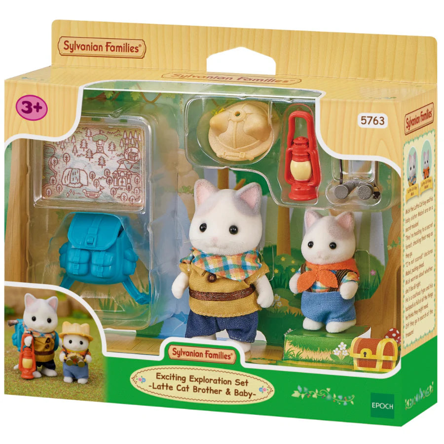 SF5763 Exciting Exploration Set Latte Cat Brother &amp; Baby