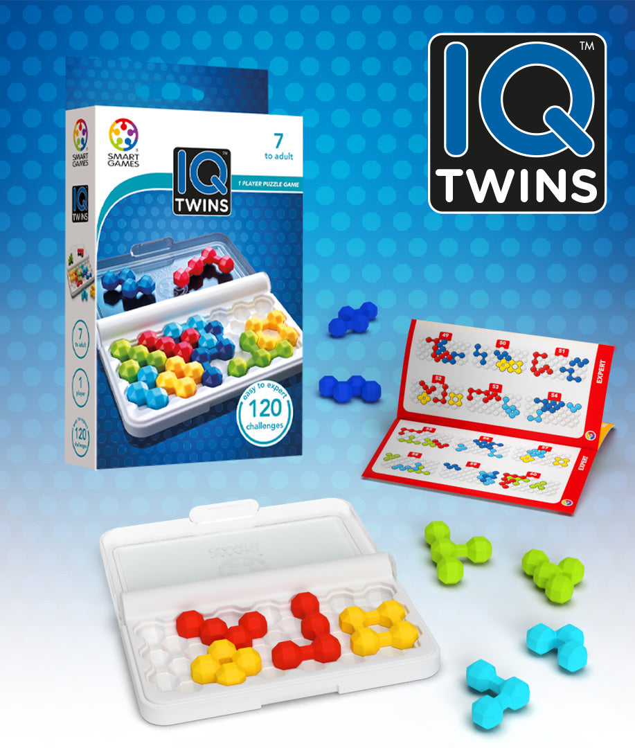 Smart Brain IQ TWINS 1 Player Puzzle Game