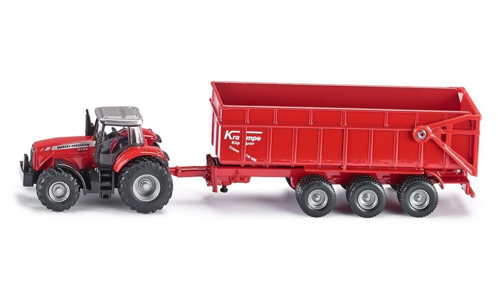 Siku 1844 Massy Ferguson Tractor &amp; Trailer