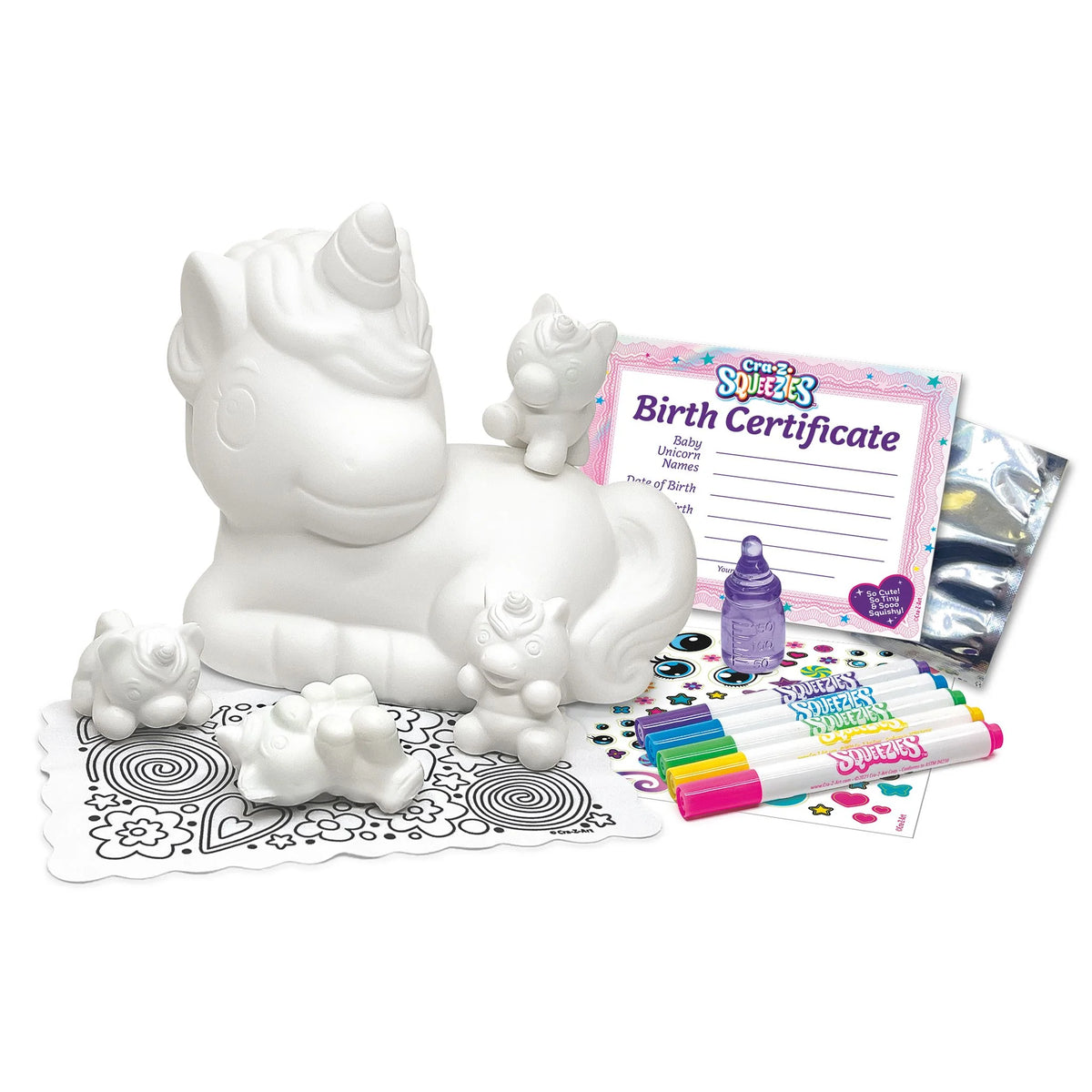 Cra-Z-Art Shimmer N Sparkle Unicorn Surprise Mommy &amp; Baby