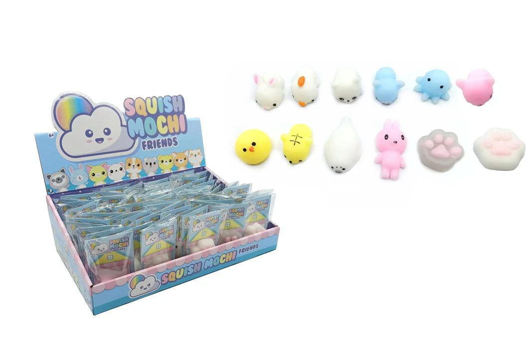 Squish Mochi Friends Animals Assorted