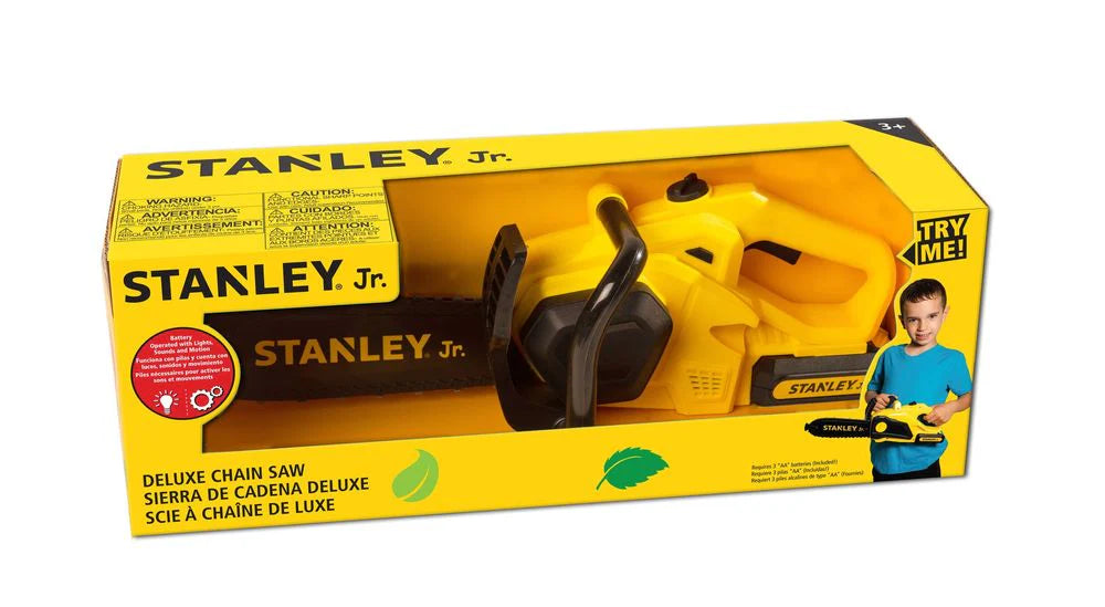 Stanley Jr Deluxe Chainsaw 3 x AA demo batteries included