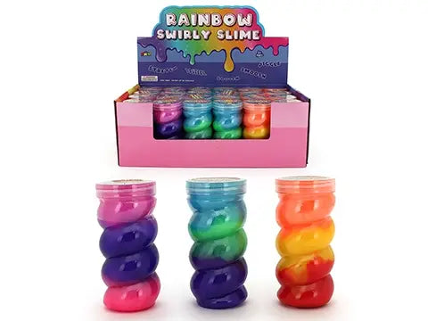180g Slime Large Swirly Bottle Assorted