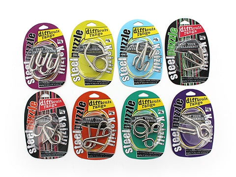 Metal IQ Puzzle asst