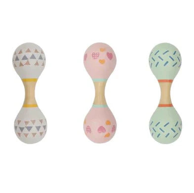 Calm &amp; Breezy Maraca Double Ended Rattle