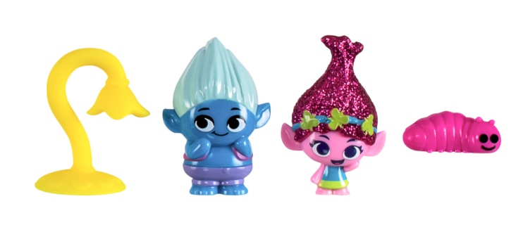 Trolls S1 Mineez Figure 2pk Asstd