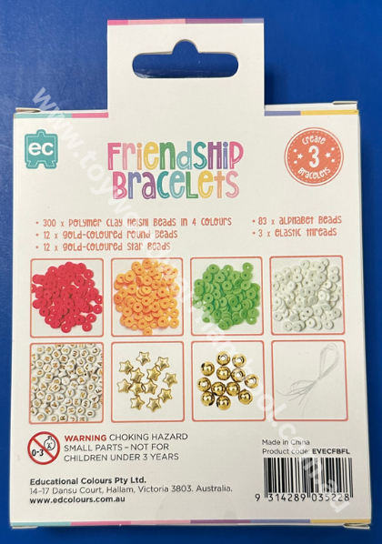 EC Friendship Bracelet Set FLURO