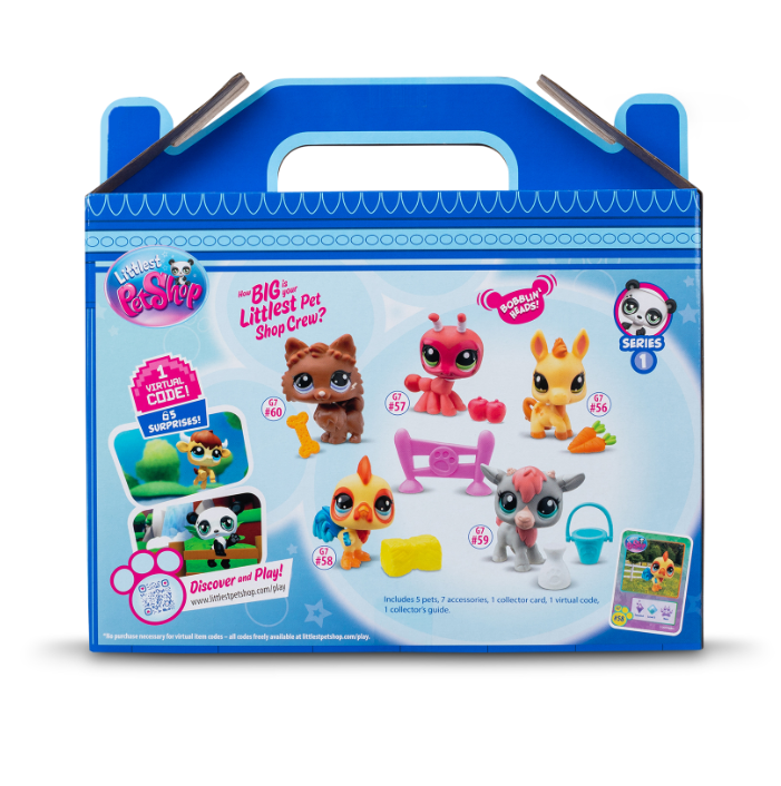 Littlest Pet Shop S1 Farm Besties Collector 5pk #56 - #60