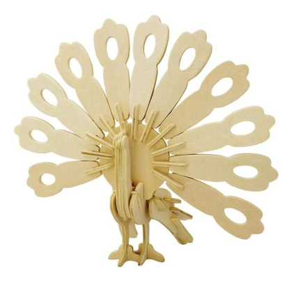 3D Wooden Puzzle Animals asstd Styles