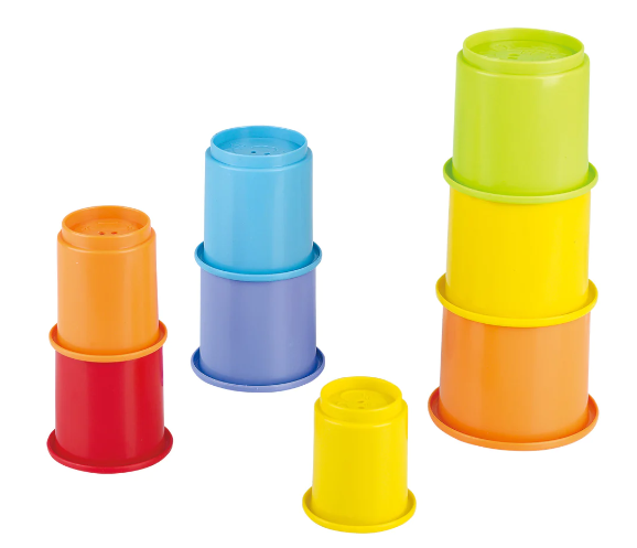 PLAYGO TOYS ENT. LTD. BIO Rainbow Stacking Cups