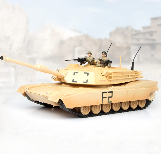 World Peacekeepers 1/18 Tan Combat Tank with Figures