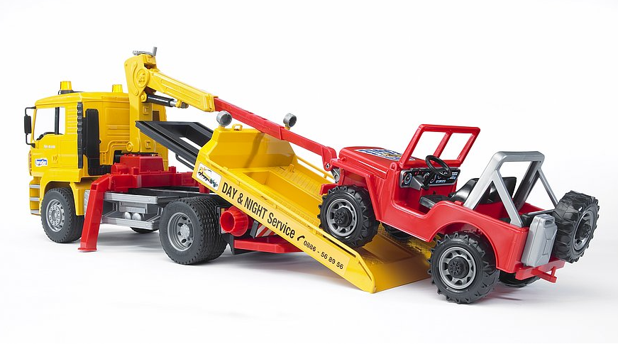 Bruder 02750 1/16 Man TGA Breakdown Truck With CC Vehicle
