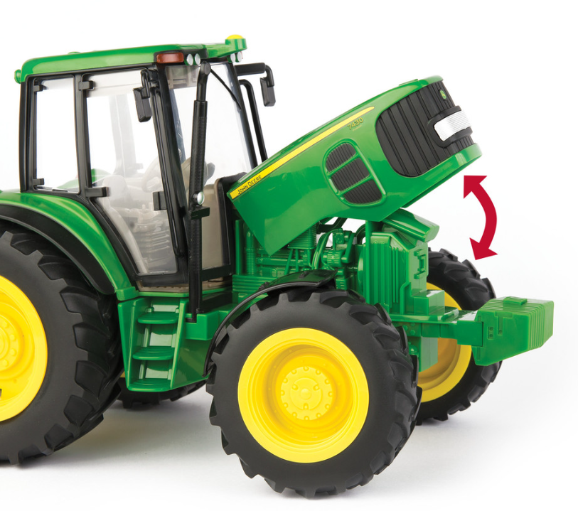 John Deere 1/16 Big Farm 7430 Tractor w/ Gravity Wagon Batteries Included