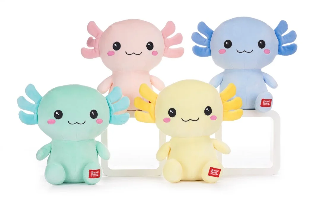Kawaii Kuties Axolotl 24cm Plush Assorted