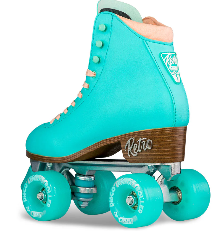 Roller Skates Retro Teal Size US Ladies 8 Euro 39