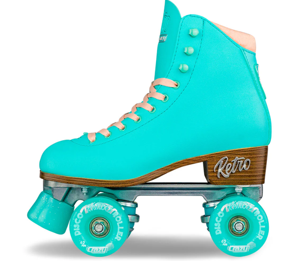 Roller Skates Retro Teal Size US Ladies 8 Euro 39