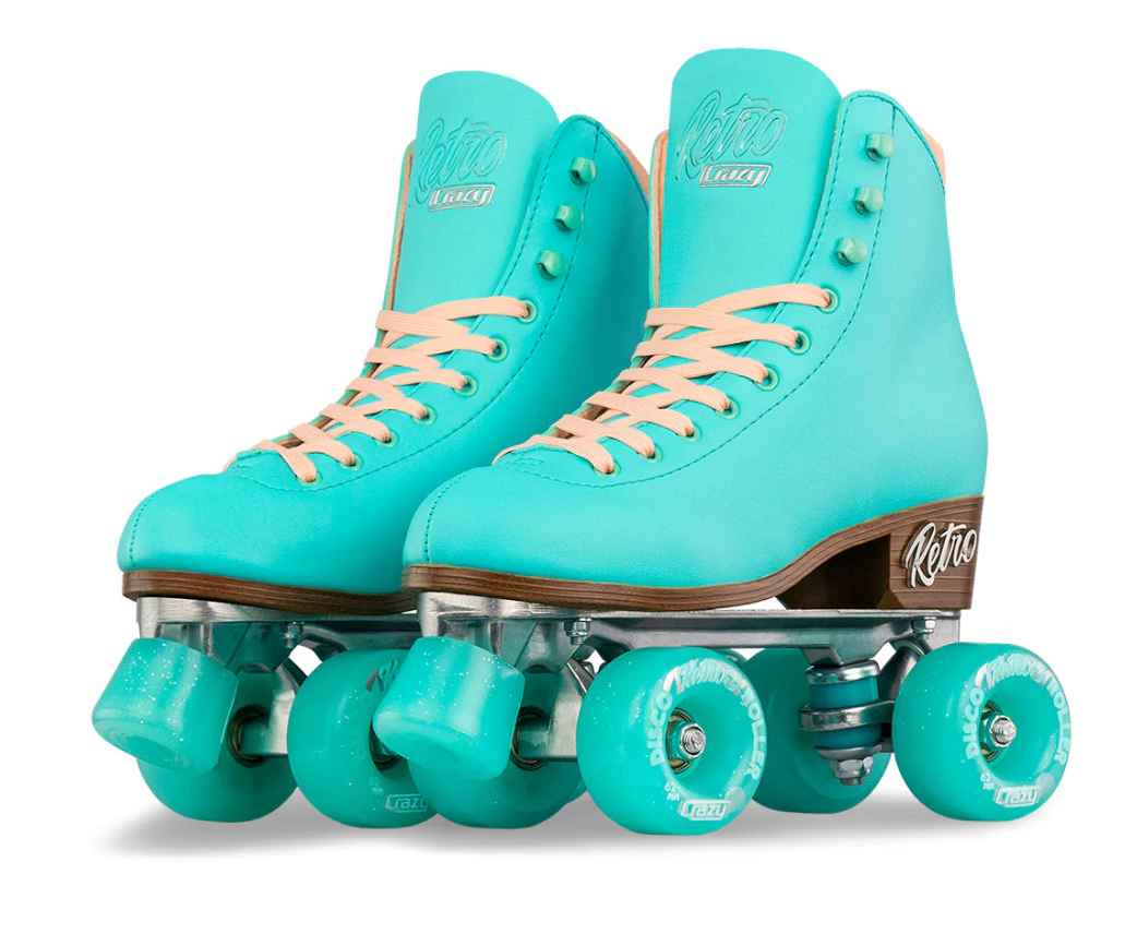 Roller Skates Retro Teal Size US Ladies 8 Euro 39