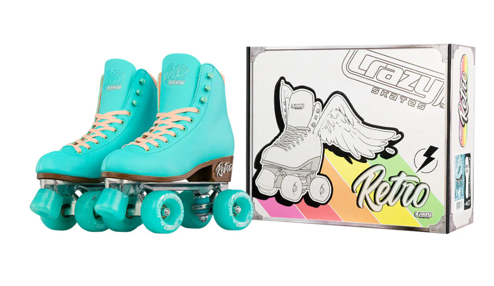 Roller Skates Retro Teal Size US Ladies 8 Euro 39