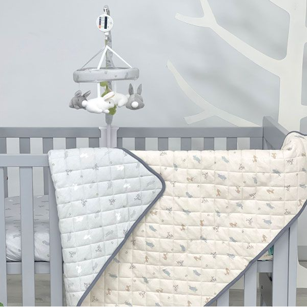 Bubba Blue Bunny Forest Cot Comforter