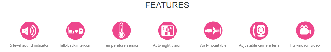 Vtech Safe &amp; Sound Video/Audio Baby Monitor bm2700