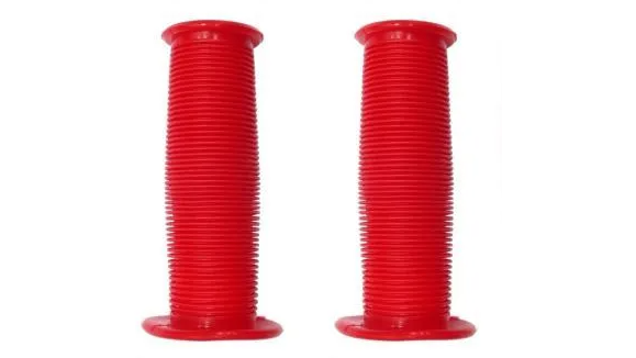 Bike Mushroom Handle Bar Grips Red to fit 16inch bike