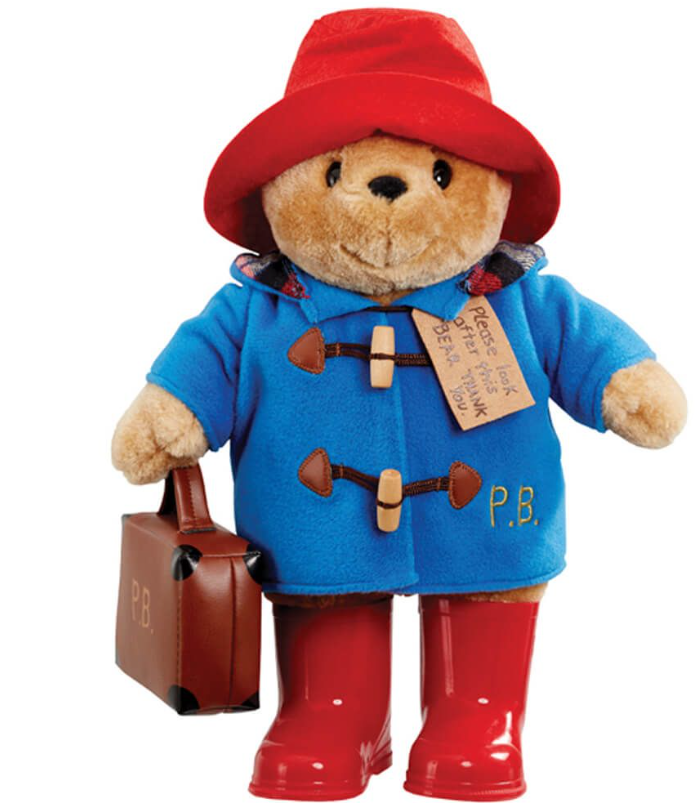 Paddington Bear Plush with Boots Coat and Suitcase