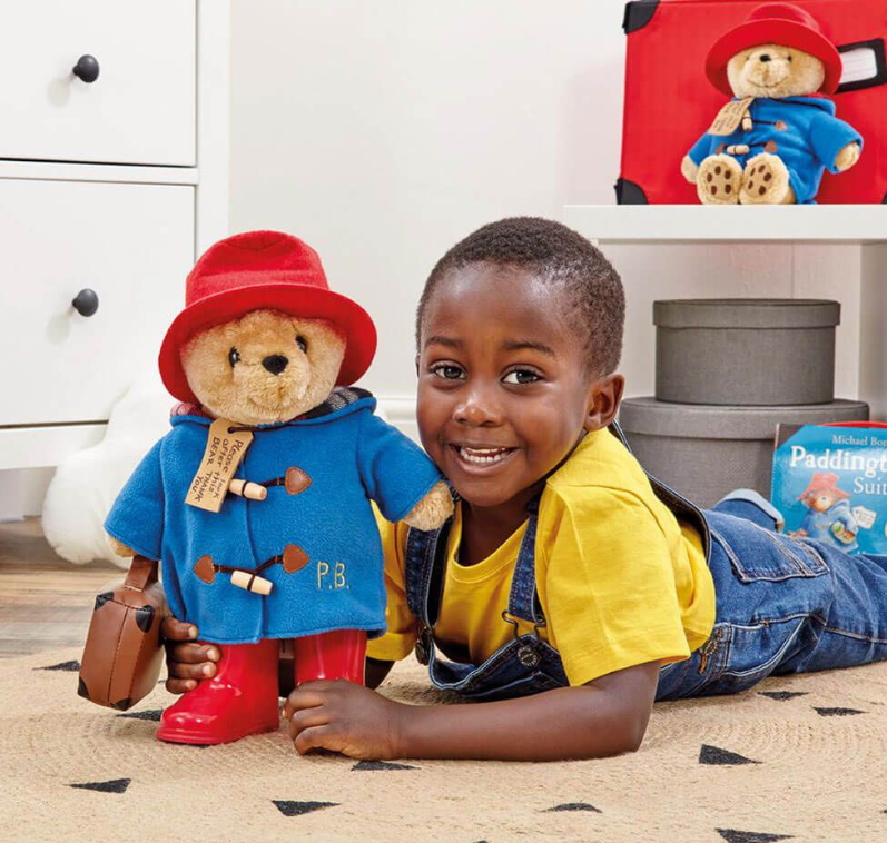 Paddington Bear Plush with Boots Coat and Suitcase