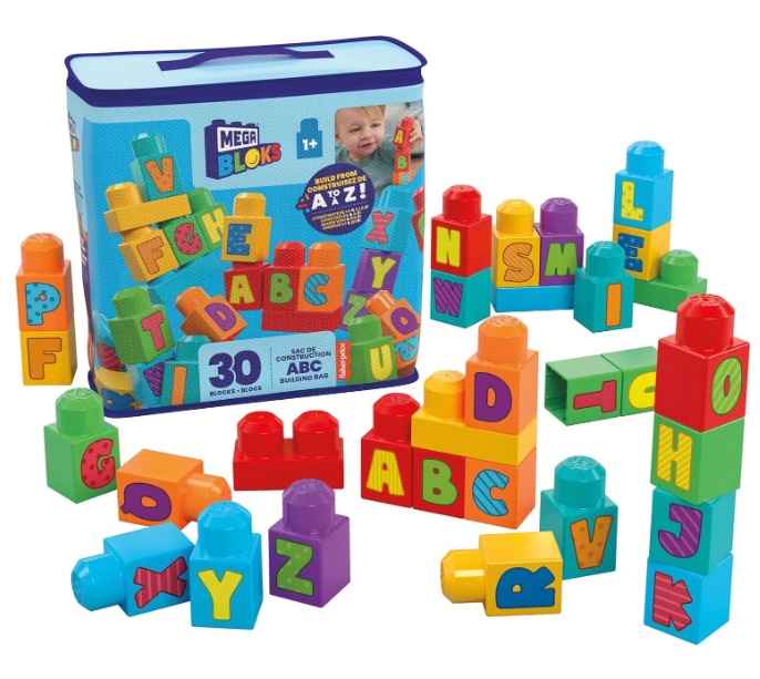 Mega Bloks ABC Building Bag 30Pce In Bag