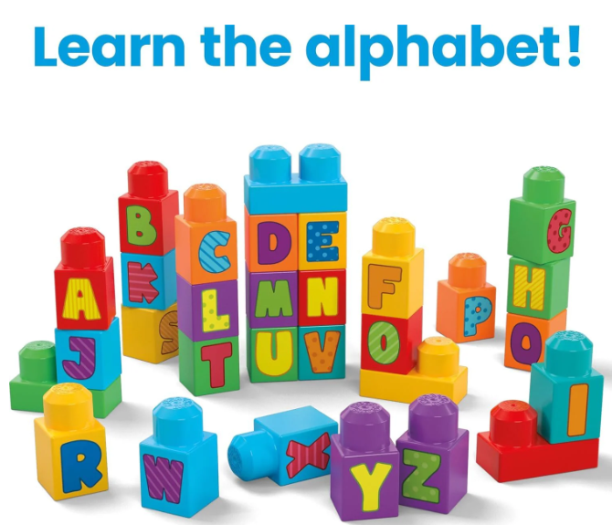 Mega Bloks ABC Building Bag 30Pce In Bag