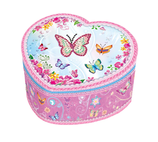 Music Jewellery Box Butterflies