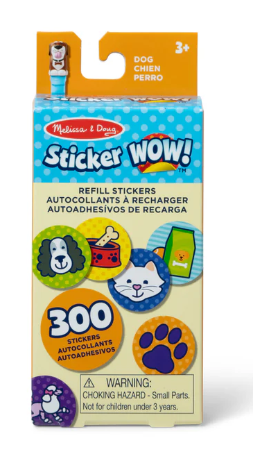 M&D 50332 Sticker WOW! Refill Stickers - Dog