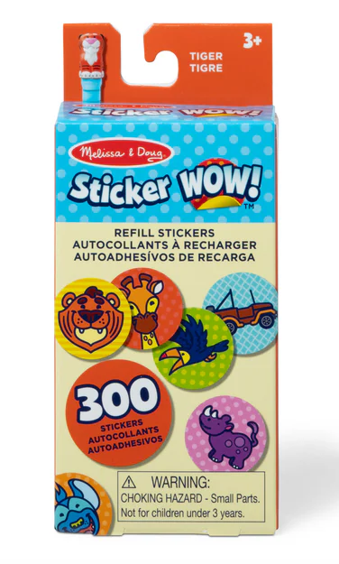 M&D 50330 Sticker WOW! Refill Stickers - Tiger