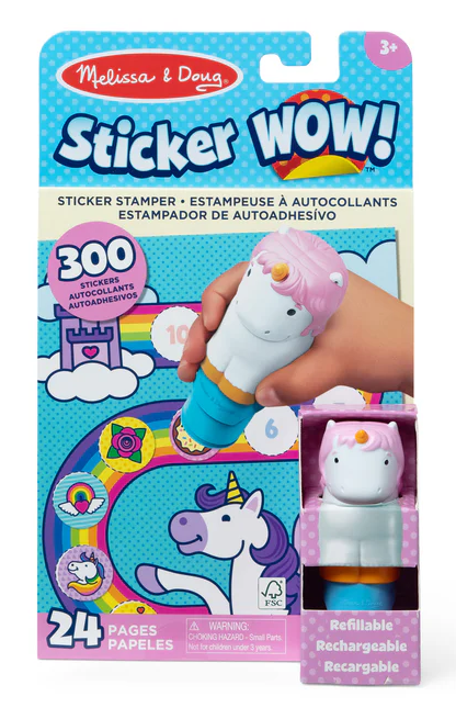 M&amp;D 32013 Sticker WOW! Activity Pad Set - Unicorn