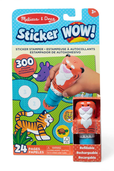 M&amp;D 32014 Sticker WOW! Activity Pad Set - Tiger