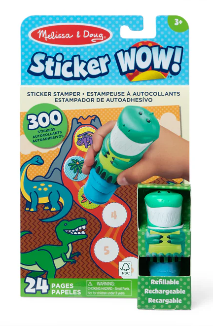 M&D 32012 Sticker WOW! Activity Pad Set - Dinosaur