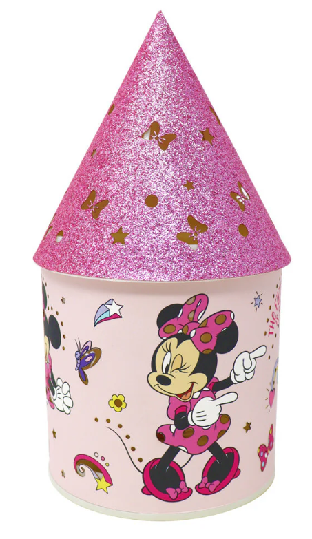 Pink Poppy Light Up Minnie Mouse Lantern req 3 x AA batteries