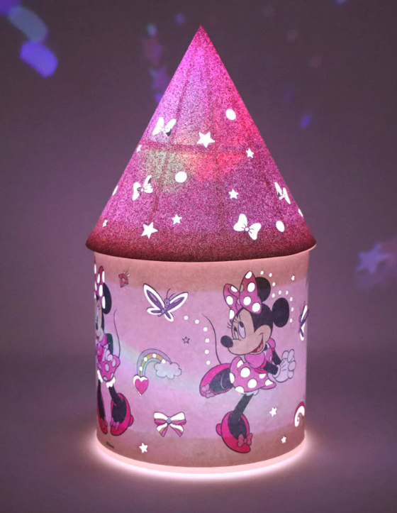 Pink Poppy Light Up Minnie Mouse Lantern req 3 x AA batteries