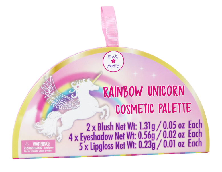 Pink Poppy Rainbow Unicorn Cosmetic Palette