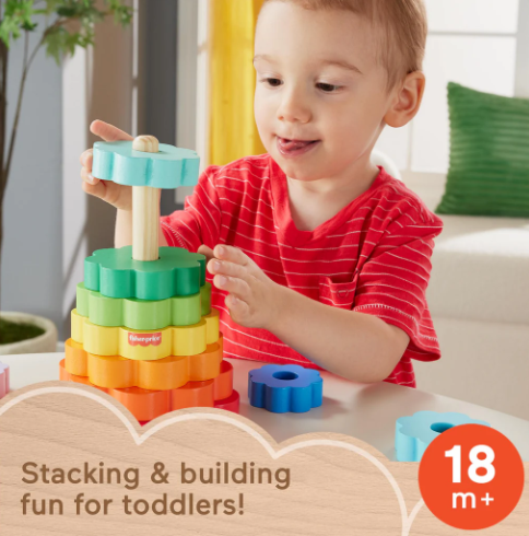 Fisher-Price Wooden Ring Stacker