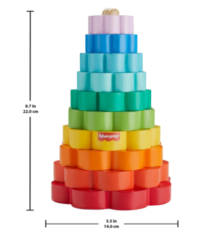 Fisher-Price Wooden Ring Stacker